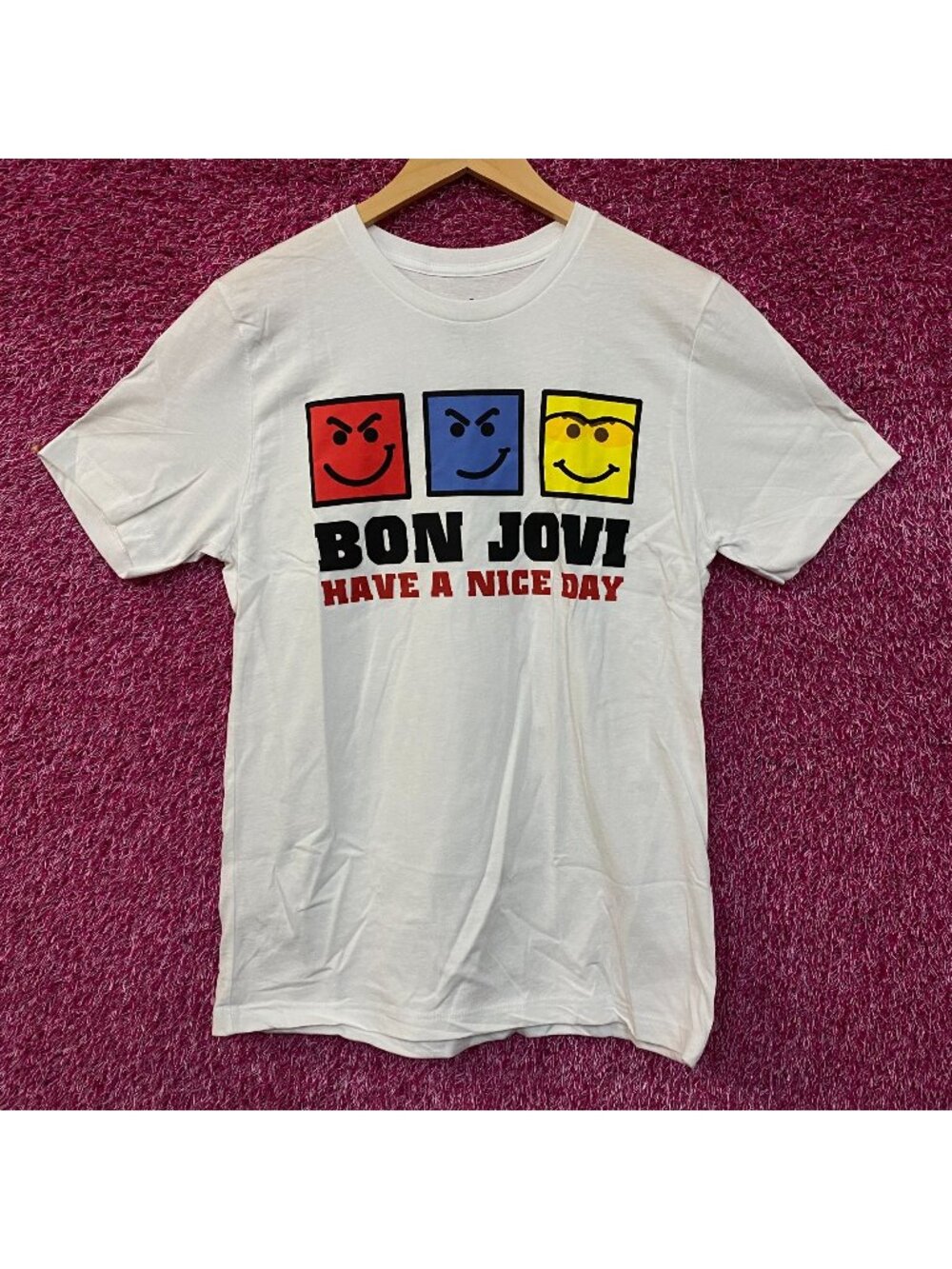 Bon Jovi "Have A Nice Day" Graphic Rock T-Shirt Medium